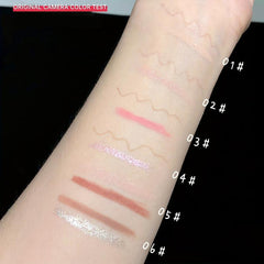 6 Colors Double Head Eyeliner Under Crease Pen Polarized Finish