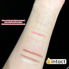 6 Colors Double Head Eyeliner Under Crease Pen Polarized Finish