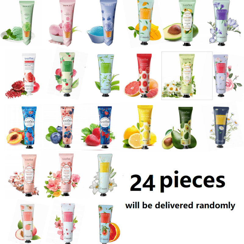 Floral Fruity Hand Cream Set - 24pc Gift Pack