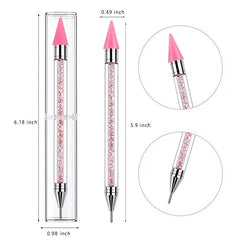 Dual-ended Rhinestone Picker Dotting Pen for Nail Art DIY