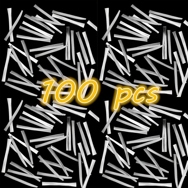 100pcs Fiberglass Nail Extension Glass Fiber Nail Silk Nail Salon