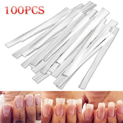 100pcs Fiberglass Nail Extension Glass Fiber Nail Silk Nail Salon