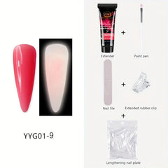 Professional Poly Nail Gel Set for Beauty Nail Art Quick Extension