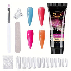 Professional Poly Nail Gel Set for Beauty Nail Art Quick Extension