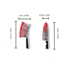 10pcs Bloody Halloween Nail Art Charms DIY Nail Salons