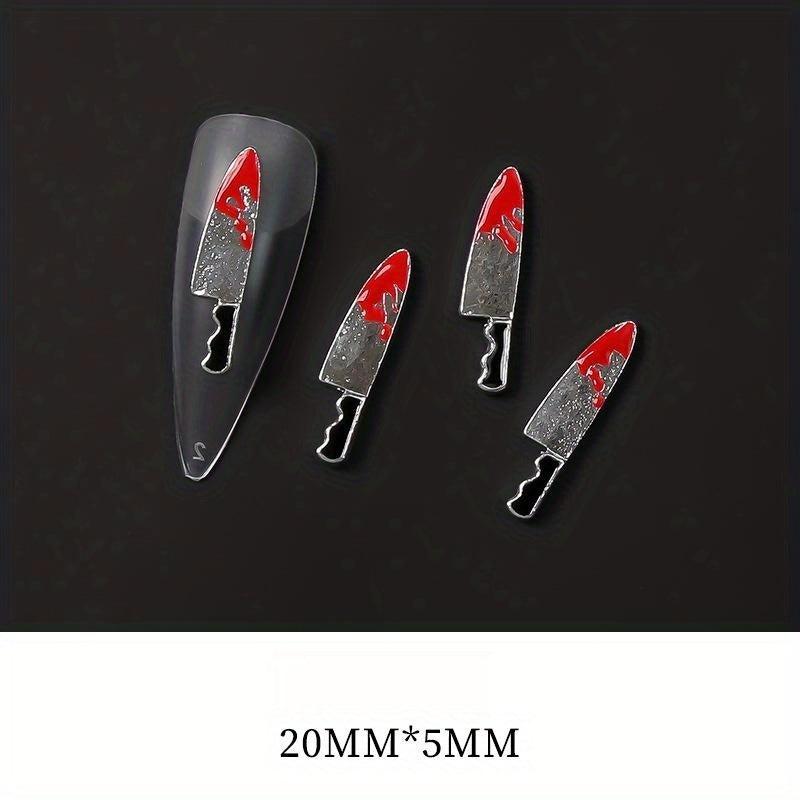 10pcs Bloody Halloween Nail Art Charms DIY Nail Salons