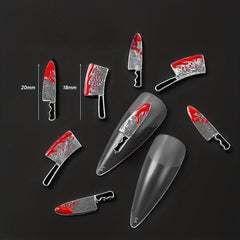 10pcs Bloody Halloween Nail Art Charms DIY Nail Salons