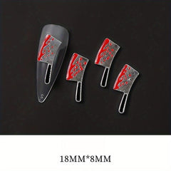 10pcs Bloody Halloween Nail Art Charms DIY Nail Salons