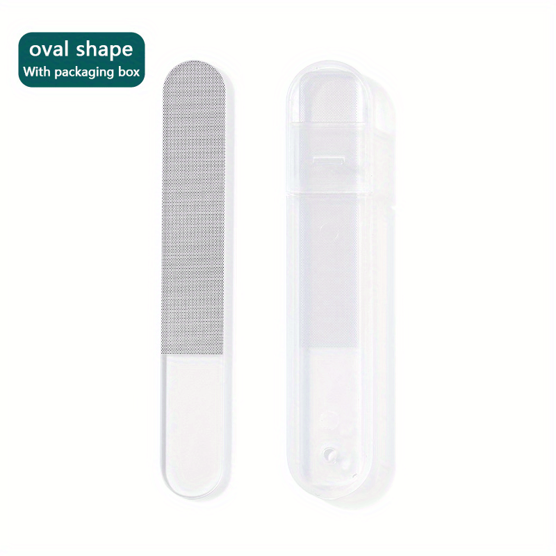 Glass Nail File Set with Nano Nail File & Buffers in Case