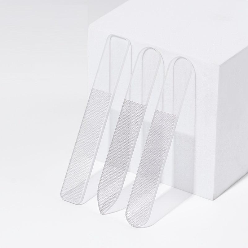Glass Nail File Set with Nano Nail File & Buffers in Case