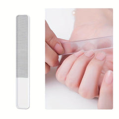 Glass Nail File Set with Nano Nail File & Buffers in Case