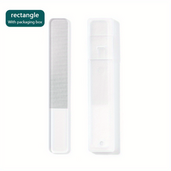 Glass Nail File Set with Nano Nail File & Buffers in Case