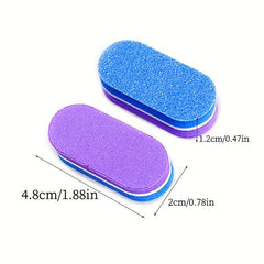 Double Sided Nail File with Sponge Blocks and Sanding Buffer Strips