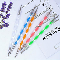 15pcs Acrylic Nail Brush Painting Pen & 5pcs Nail Dotting Tools Set
