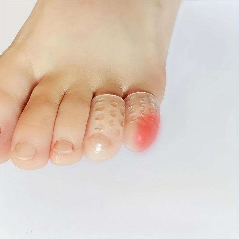 5pcs Clear Toe Protectors for Painful Toe Problems