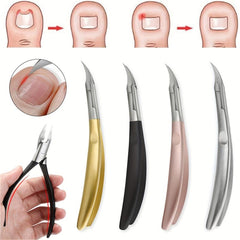 Stainless Steel Cuticle Nipper Toenail Clipper Manicure Tools