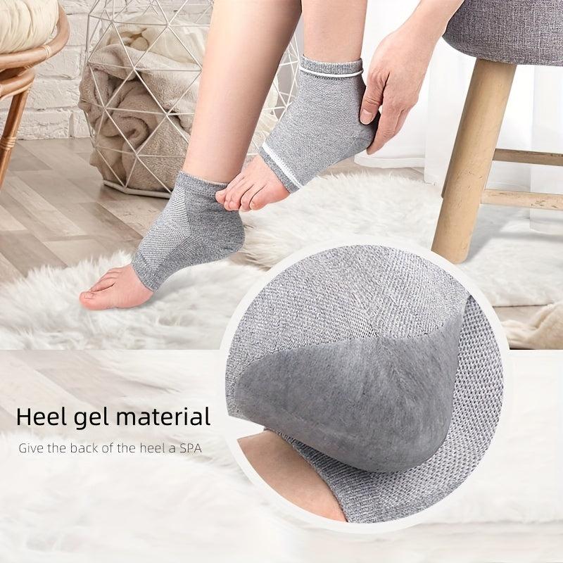 Silicone Foot Care Socks for Cracked Heels, Moisturizing Gel Foot Protectors