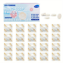Eco Friendly Hand Soap Tablets Set - Grapefruit Scent