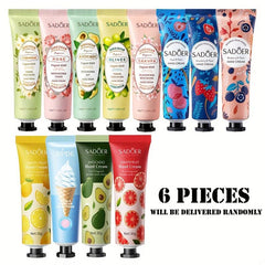 12pcs Floral Fruity Hand Cream Gift Set Moisturizing Dry Hands Travel Size