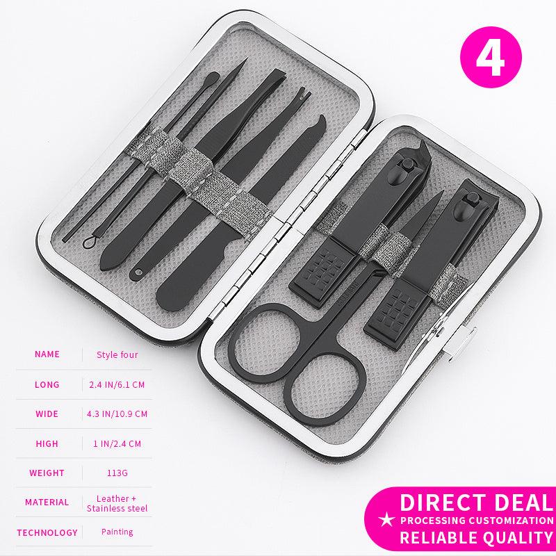 Professional Manicure Kit Nail Clippers Set Stainless Steel Pedicure Tools Kit