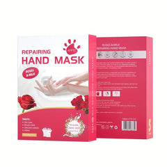 Rose Milk Repairing Hand Mask - Hydrating for Men and Women