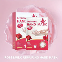 Rose Milk Repairing Hand Mask - Hydrating for Men and Women