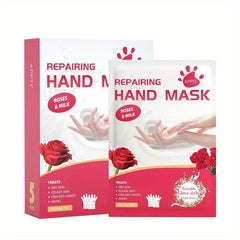 Rose Milk Repairing Hand Mask - Hydrating for Men and Women