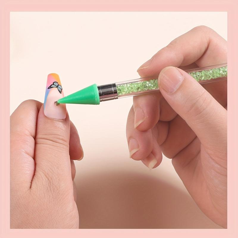 Rhinestones Picker Dotting Pen Rhinestone Studs Gems Picker Wax Pen Pencil