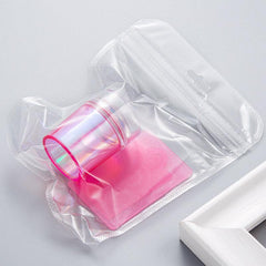Y2K 3 Clear Jelly Nail Art Stamper Silicone Head Acrylic Handle Scraper