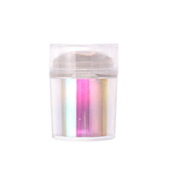 Y2K 3 Clear Jelly Nail Art Stamper Silicone Head Acrylic Handle Scraper