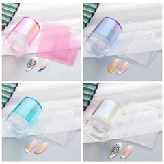 Y2K 3 Clear Jelly Nail Art Stamper Silicone Head Acrylic Handle Scraper