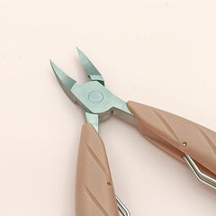 Sharp Cuticle Nippers Stainless Steel Clipper w/ Pusher Nail Tool