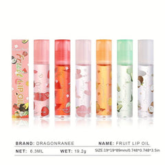 Fruit Flavored Lip Balm: Strawberry Orange Avocado Peach Coconut Watermelon
