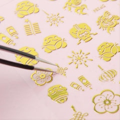 Multifunctional Nail Tweezers Set for Nail Art