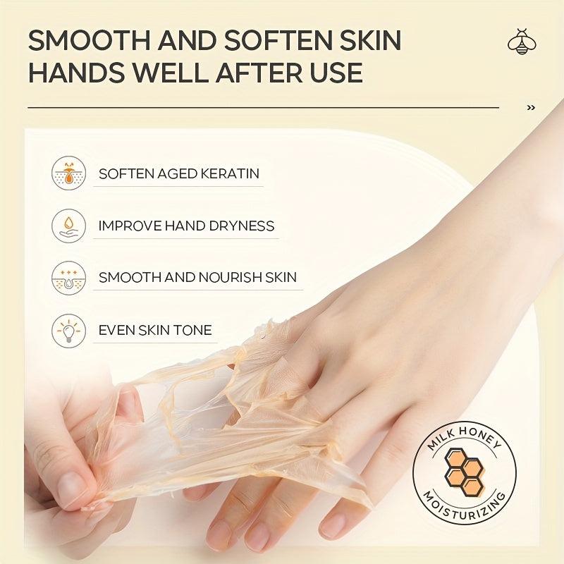 Moisturizing Hand Mask 120g Milk Honey Exfoliating Wax