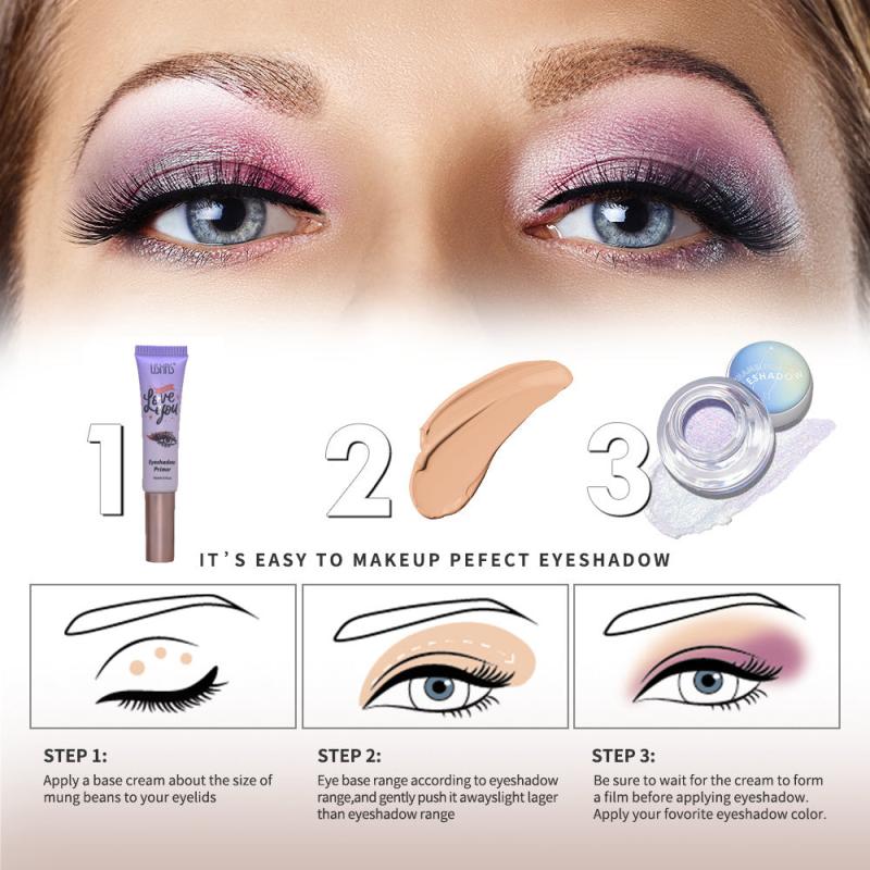 Colorless Eye Primer Base Cream Long Lasting Eyeshadow Base