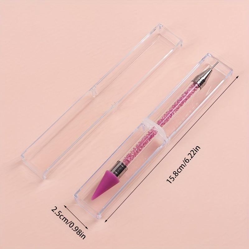 Dual Heads Rhinestones Dotting Wax Pen Gem Picker Crystal Picking Dotter