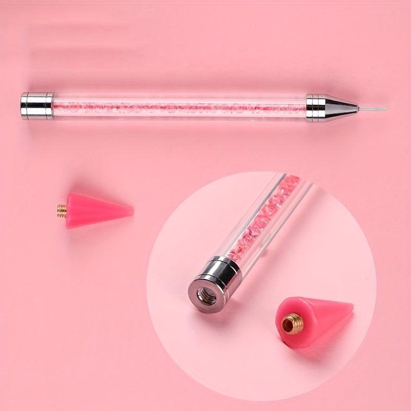 Dual Heads Rhinestones Dotting Wax Pen Gem Picker Crystal Picking Dotter