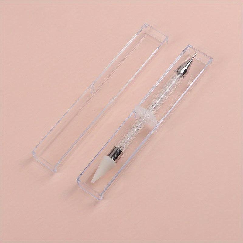 Dual Heads Rhinestones Dotting Wax Pen Gem Picker Crystal Picking Dotter