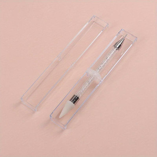 Dual Heads Rhinestones Dotting Wax Pen Gem Picker Crystal Picking Dotter