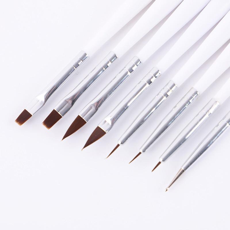 8 Pcs Manicure Brush Set Pedicure Dotting Pen Home Makeup Tool