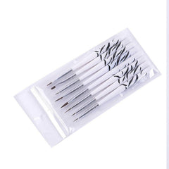 8 Pcs Manicure Brush Set Pedicure Dotting Pen Home Makeup Tool