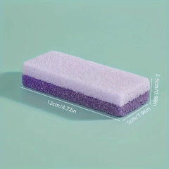 2pcs Foot Pumice Stone Callus Remover Scrubber Pedicure Exfoliator
