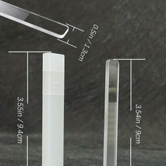 8pcs Nano Glass Manicure File Set for Salon & Home Use