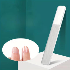 8pcs Nano Glass Manicure File Set for Salon & Home Use