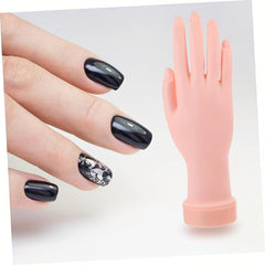 Bendable Nail Art Training Hand Model with Left Foot - 2 Pieces