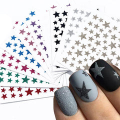 Bling Glitter Star Nail Stickers for Manicure
