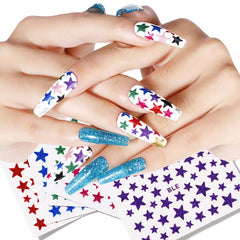 Bling Glitter Star Nail Stickers for Manicure
