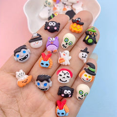 Mini Colored Halloween Bat Nail Rhinestones Gems - 20 40pcs Bag