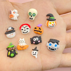 Mini Colored Halloween Bat Nail Rhinestones Gems - 20 40pcs Bag